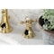 Kingston Brass FSC1972BX Widespread Bathroom Faucet with Pop-Up Drain, Polished Brass FSC1972BX - alternate 2